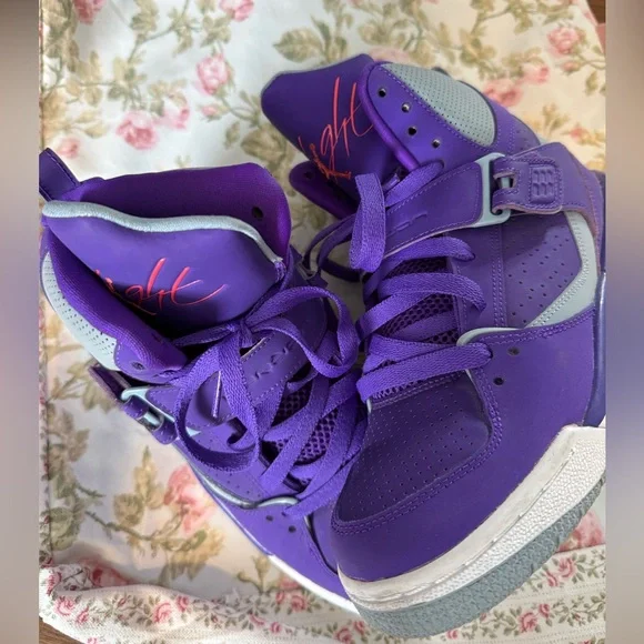 Fierce Purple Air Jordan Flight 45 Sneakers - Picture 2 of 11